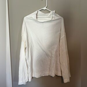 We the Free white long sleeve tee (L)